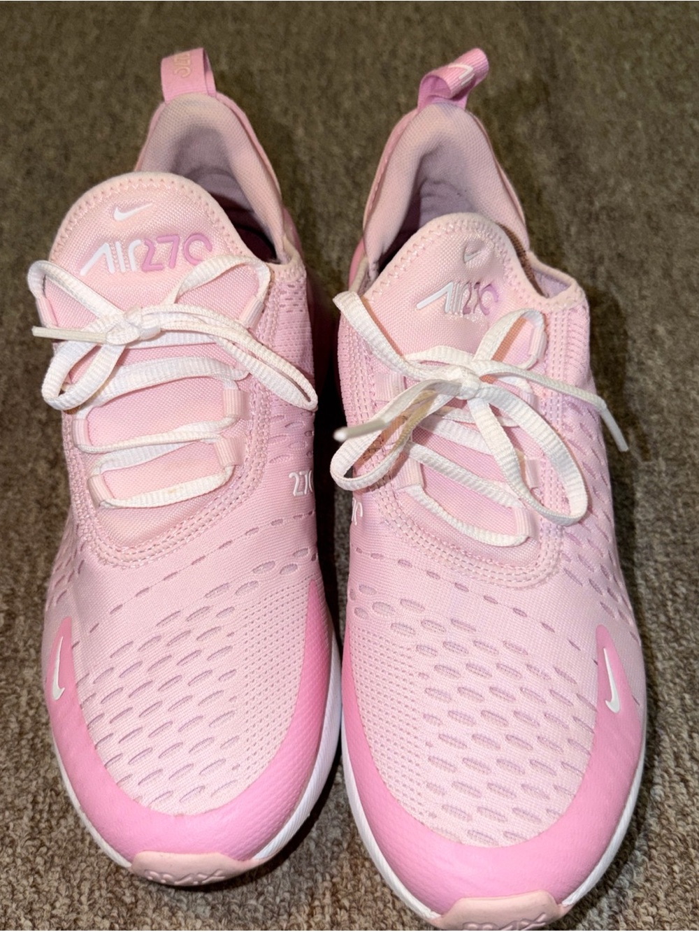 Nike Air Max 270 Pink Athletic Sneakers